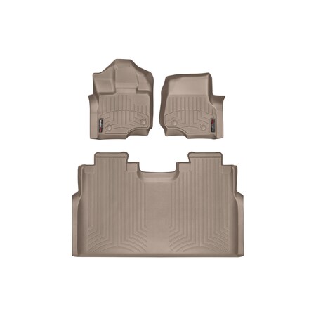 Weathertech Front and Rear Floorliners, 45697-1-2 45697-1-2